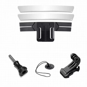 Logo/emballage personnalisés disponibles : Kit adhésif de fixation mentonnière pour casque ABS, accessoires pour caméra <span class=keywords><strong>GoPro</strong></span> <span class=keywords><strong>Hero</strong></span> 13 12 Insta360 X4 DJI - Product Image 1