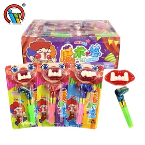 Fiesta de cumpleaños para niños, silbato, trompeta, sopla el rollo, <span class=keywords><strong>corneta</strong></span>, juguete para niños con dulces - Product Image 1