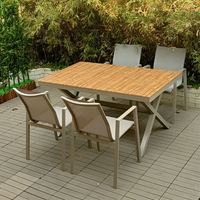 Ensemble de salle à manger de patio Offre Spéciale ensemble de meubles de patio meubles en teck meubles de patio extérieur en teck ensemble de salle à manger de jardin extérieur en teck