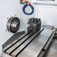Tour CNC à lit plat multi-outils YH36-300 pour l'usinage de précision de petits arbres et manchons en acier, aluminium et cuivre