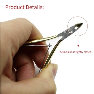 SunelPort Coupe-ongles et coupe-peaux mortes double fourche en acier inoxydable, ciseaux portables pour ongles de bébé, courbés à mâchoires larges - Product Image 4