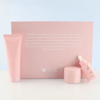 Fournisseur d'or oem boîte cosmétique de soins de la peau écologique boîte d'emballage carton plat pliant magnétique boîte cadeau paquet d'emballage
