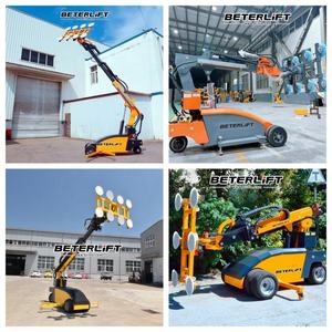 Tirai jendela kaca instalasi Manipulator elektrik robot kaca pengangkat kaca hisap pengangkat vakum 200kg 400kg 800kg - Product Image 4