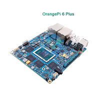 Orange Pi 6 Plus 16GB/32GB/64GB RAM LPDDR5 12 Core 64 Bit Komputer Papan Tunggal M2 NVME SSD 45TOPS NPU Mini PC Papan Pengembangan