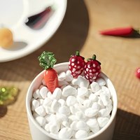 Mini décorations en verre pour légumes et fruits, ornements d'art en verre faits à la main, artisanat de table, cadeau d'anniversaire ou de fêtes