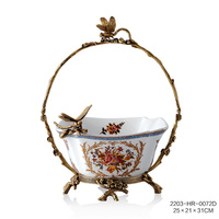 2023 bougeoir en céramique en laiton créatif décorations d'oiseaux colorés Design classique pour les fêtes de mariage lampe à huile de bureau à domicile