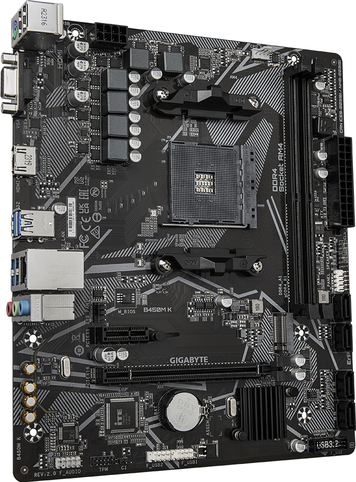 GIGABYTE B450M-K