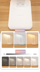 Đèn Bàn Led Thiết Kế Đơn Giản Đèn Bàn Sạc Được Kèm Sạc Usb Với Công Tắc Cảm Ứng - Product Image 3