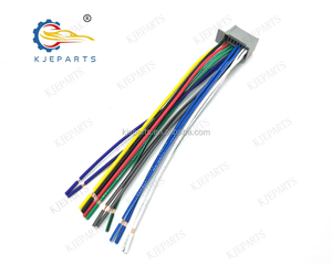 Para <span class=keywords><strong>Panasonic</strong></span> 16Pin Automotive Plug Connector Arnés de cables PVC aislado 15cm de longitud para Aftermarket Car Radios Stereo - Product Image 5