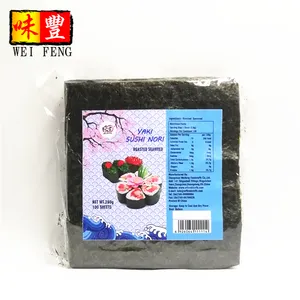 Sushi Nori 10 Wholesale Price Factory OEM Or Private Brand Roasted Japanese 10 Sheets Sushi Seaweed Nori For Supermarket