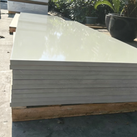 Papan Potong PP Ramah Lingkungan Kelas Makanan, Dapat Dipotong, Abu-abu, 4x8 Kaki, Tahan UV, Anti-Penuaan, -5 hingga +100 Derajat Celcius