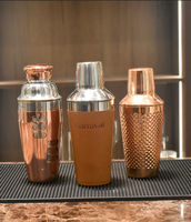Meilleures ventes : Shakers à cocktails en acier inoxydable à double paroi, gravés avec des recettes, 700 ml, durables et écologiques, directement de l'usine.
