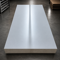Contreplaqué mélaminé en peuplier marin 18 mm 2440x1220 mm E0 imperméable de qualité supérieure moderne pour meubles de cabinet