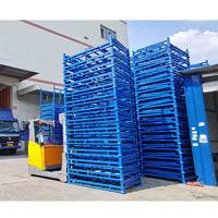 Entrepôt acier stockage pliable empilage camion pneu Transport Rack 1000kg/support de palette au sol pour rouleaux de tissu