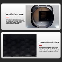 Ventilateur de gaine silencieux carré sur mesure, ventilateur centrifuge pour système de ventilation d'air frais des bâtiments commerciaux