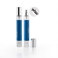 Botol Parfum Kaca Silinder HOPECK 5/10/15/20ml dengan Semprotan Roll On/Press yang Dapat Disesuaikan