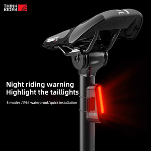 ThinkRider Feu arrière de vélo Accessoires de vélo de montagne de nuit avec alimentation par batterie - Product Image 4