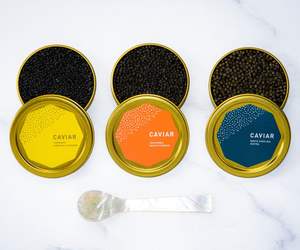 Boîtes en fer blanc de <span class=keywords><strong>caviar</strong></span> sous vide de vente chaude <span class=keywords><strong>50g</strong></span> 100g 125g boîtes en métal pour l'emballage alimentaire et les boîtes-cadeaux pour les boîtes de conserve de chocolat - Product Image 4