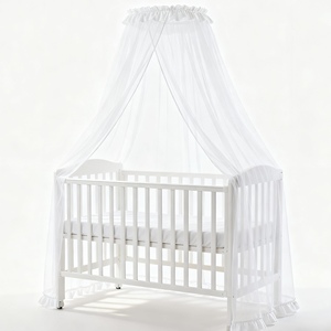 Cheap Factory Whopes Mosquito Net <strong>Round</strong> Foldable Baby <strong>Crib</strong> Mosquito Net Cradle Baby Product Household Product Infant Bed Adult - Product Image 1