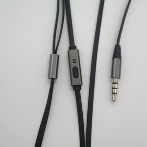 Audio <b>Cable</b> With <b>Microphone</b> 120Cm Black PVC Jacket Braid Shielding For Audio Peripherals - Product Image 1