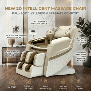 Silla de Masaje Profesional Eléctrica de Gravedad Cero 2D, de Cuero de Lujo, Modelo BL-150A, Fabricada en Fábrica, <span class=keywords><strong>2026</strong></span> - Product Image 1