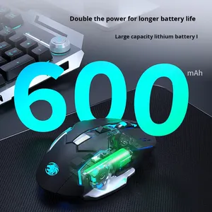 E-Sports Mecânica Computer Gaming <span class=keywords><strong>Mouse</strong></span> Wireless/Silent USB Wired Luminous para Office Use Atacado - Product Image 5