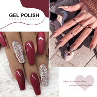 RONIKI Ensemble complet de kits de vernis à ongles en gel avec couche de finition et couche de base Gel Colors Lampe à led et outils pour débutants