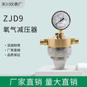 ตัวปรับแรงดันออกซิเจนเซี่ยงไฮ้ เทียนชวน รุ่น ZJD9 ทองเหลือง แบบเกจเดี่ยว 1 Mpa วาล์วควบคุมแรงดันแก๊ส - Product Image 3