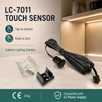 Interrupteur Tactile Centralisé OEM pour Éclairage de Meubles 12V 24V avec Capteur pour Systèmes d'Éclairage LED d'Armoires et Penderies LC-7011-24