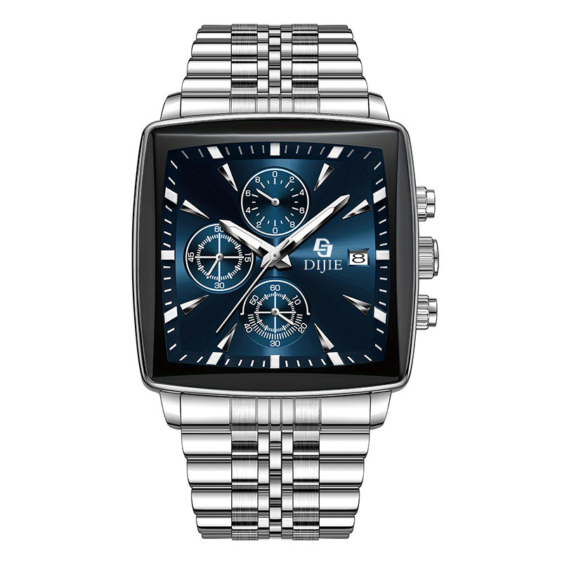 Silver-blue dial