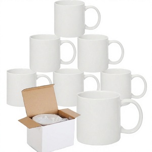 White Sublimation Ceramic Coffee <b>Mug</b> Porcelain Cup Custom Print Eco-Friendly Dishwasher Microwave Safe Gift <b>Box</b> for Home - Product Image 4