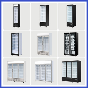 Frigorifero Commerciale per Bevande, Vetrina Refrigerata in Acciaio Inox per Negozi di Convenienza - Product Image 4