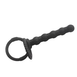 Çift Delikli Silikon Su Geçirmez Anal <span class=keywords><strong>Dildo</strong></span> Arka Bölmeli Boncuklu Sperm Halkası Kilitlemeli Çift Tüplü Seks Oyuncağı Erkekler Kadınlar için YEYI Marka - Product Image 4