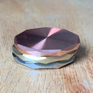 Blanks de pièces de monnaie de golf personnalisés usinés CNC en acier inoxydable massif de 1,25 pouce, cuivre et laiton, avec bord facetté, pour pièces de monnaie de défi - Product Image 5