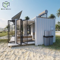 Maison magique, conteneur habitable pliable, conteneur extensible de 20 pieds, maison portable, maison pliable en conteneur