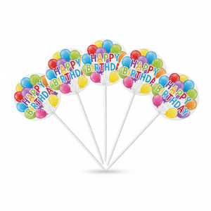 6 uds CAKER TOPPER 360 uds/CS suministros de decoración de pasteles para cupcakes y pasteles de cumpleaños/graduación - Product Image 2