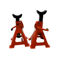 Dongkrak Ratchet 3 Ton Manual Auto Lift Support dengan Pin Pengaman Warna Oranye