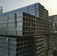 Tuyau carré galvanisé sur mesure 75x75mm pour projets aéroportuaires et de construction navale à prix compétitif