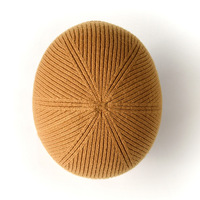 Bonnet d'hiver unisexe réversible en tricot double couche, style slouchy, personnalisable, sans couture, à revers, pour la vente en gros