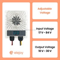 Contrôleur de charge solaire MPPT réglable IP65 CE ELEJOY FACTORY EMD600W 600W 12/24V avec écran LCD 99% et chargeur de batterie intelligent Buck