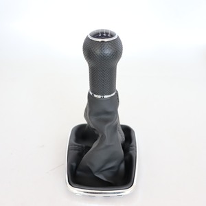Car Gear <b>Knob</b> Leather Ergonomic <b>Shift</b> Lever For Volkswagen Jetta Bora DZ01Q1K1 - Product Image 1