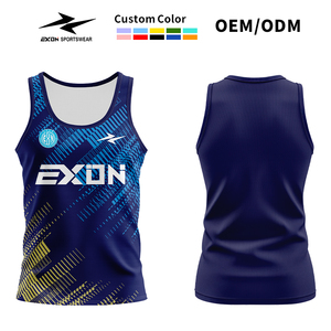 Tank Top Lari Trail Unisex Berbahan Mesh, Cepat Kering, Bernapas, Ringan, Tanpa Lengan, untuk Latihan di Gym dan Olahraga Luar Ruangan - Product Image 1