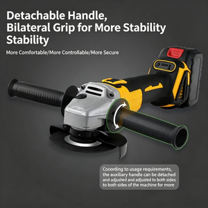 Hi-Spec 20V Cordless Angle <b>Grinder</b> Brushless 12000 RPM Aluminum Alloy DIY General Purpose Grinding Polishing Tool Grinding Disc - Product Image 4