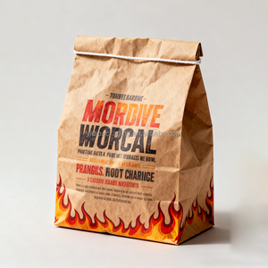 ถุงใส่ถ่านสำหรับบาร์บีคิว PP ทอถุงบรรจุภัณฑ์ทำจากไม้เนื้อแข็งสีดำ - Product Image 3