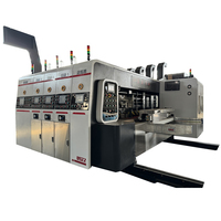 Machine d'impression flexographique, de découpe et de rainurage multicolores série DS pour la production de cartons ondulés pour fruits et légumes, certifiée CE ISO