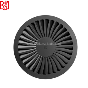 Piezas HVAC, sistema de aire caliente con forma de ventilador, Control de termostato electrónico, difusor VAV automático, conductos de aire, rejillas de ventilación redondas - Product Image 1