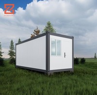 Maison de plage à 6 chambres, conteneur préfabriqué en kit, panneaux sandwich en acier, longueur 40 pieds, design moderne, installation rapide