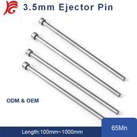 Pasador Expulsor de 3.5mm Estándar HASCO HRC56~60, Piezas de Precisión para Mecanizado CNC, Marca Yu Laotou, Certificado ISO 9001, Varilla de Empuje de Plástico