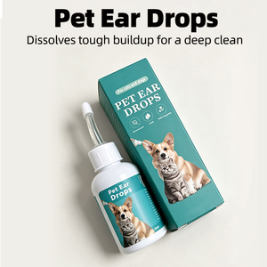 Kit de toilettage pour animaux de compagnie avec lingettes nettoyantes pour pattes, gouttes et spray pour chiens et chats - Product Image 2