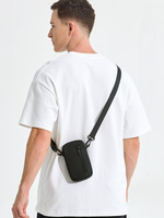 Nieuwe telefoontas voor heren, crossbodytas met enkele schouder, kleine herentas, heuptas, draagbare verticale, eenvoudige opbergtas